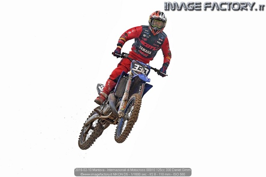 2019-02-10 Mantova - Internazionali di Motocross 00910 125cc 330 Daniel Gimm